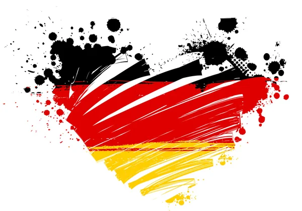 Grunge Alemania Bandera — Archivo Imágenes Vectoriales