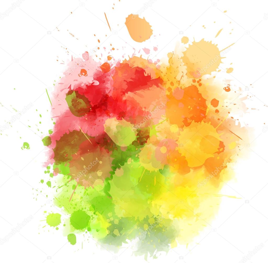 Multicolored blot