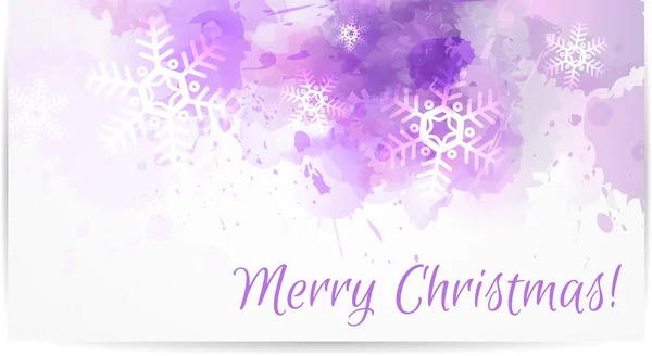Kerstmis paarse achtergrond — Stockvector