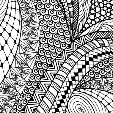 Sanatsal etnik desen.