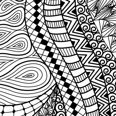 Sanatsal etnik desen.