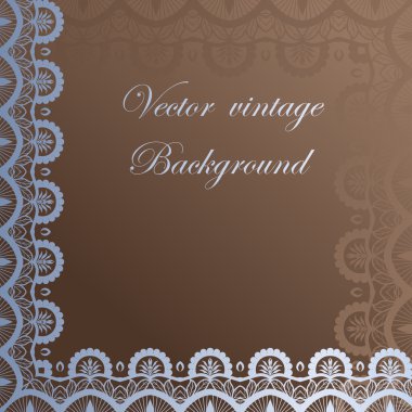 Soyut kare dantel kare kağıt swirls ile