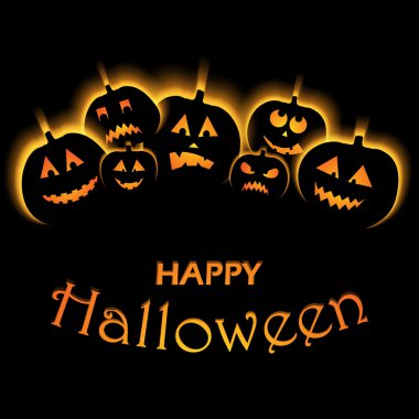 Cadılar Bayramı arka plan kabak ile vektör çizim