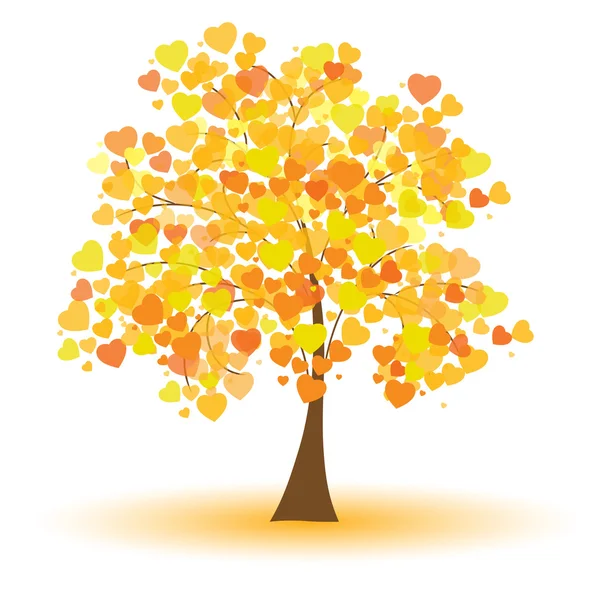 Красиві осінні дерева — стоковий вектор