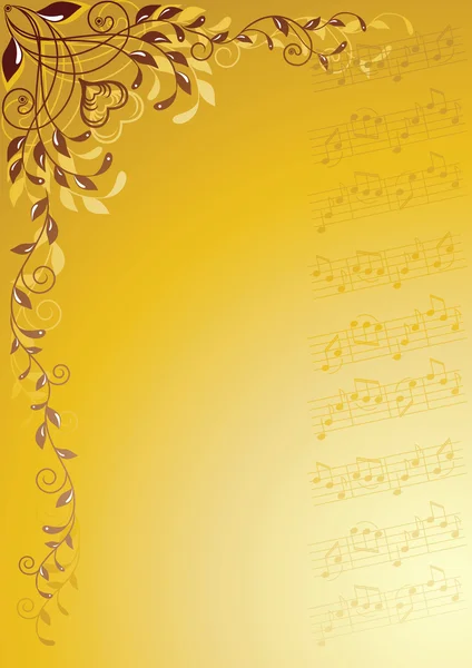 Notas musicales — Vector de stock