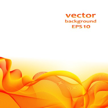 Soyut renk dalgası tasarım ögesi