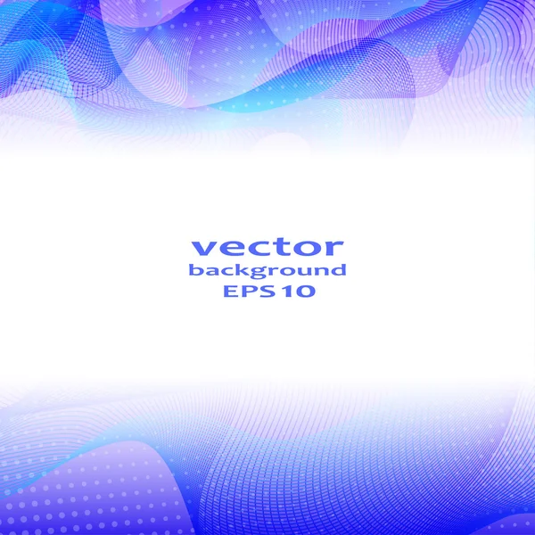 Abstrato elemento de design de onda de cor. — Vetor de Stock