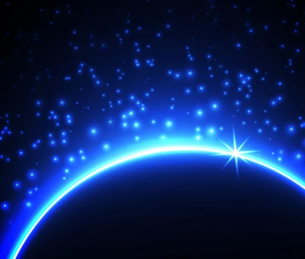 Işık ışınları alanı gezegen