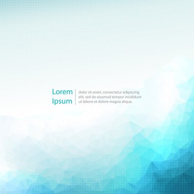 Soyut mavi ışık şablonu arka planı