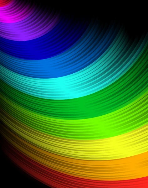 Couleurs abstraites arc-en-ciel — Image vectorielle