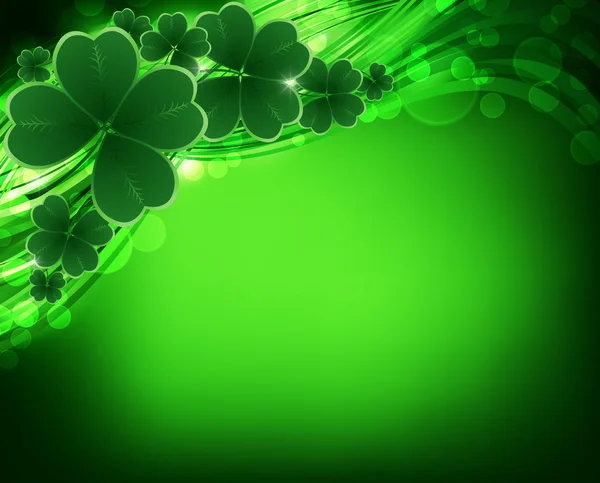 St. Patricks Day hälsning. — Stock vektor