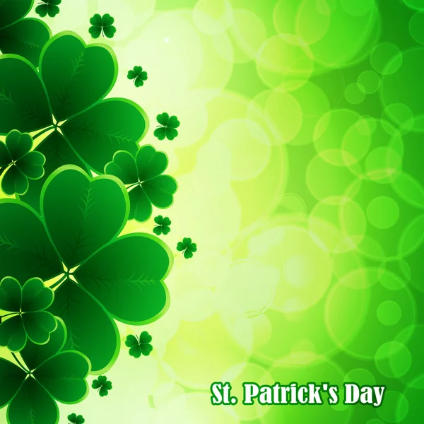 St. Patricks Groet Dag. — Stockvector