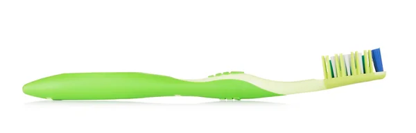 Green Toothbrush Isolated — Stock Photo, Image