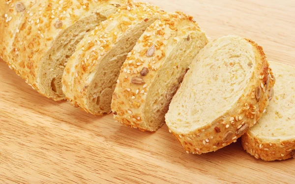 Pan de maíz en rodajas — Foto de Stock