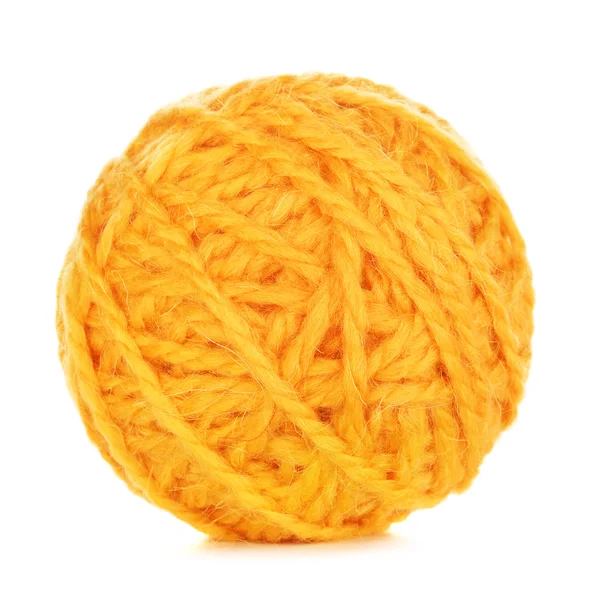 Orange Yarn Ball — Zdjęcie stockowe