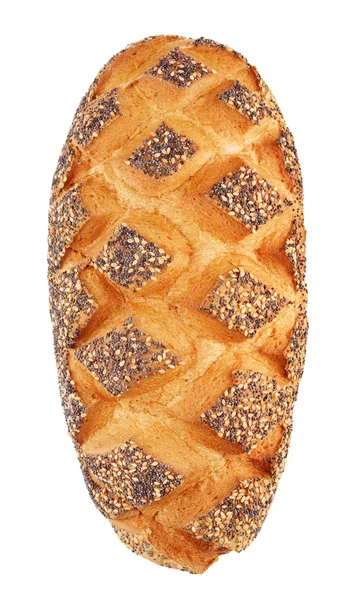 Vitt bröd med vallmo — Stockfoto