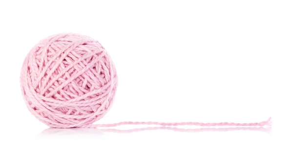 Pink Yarn Ball — Stock Photo, Image