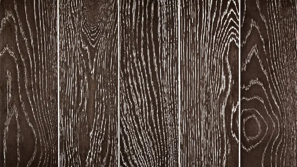 Black Painted Oak Boards Background — Stock Photo, Image