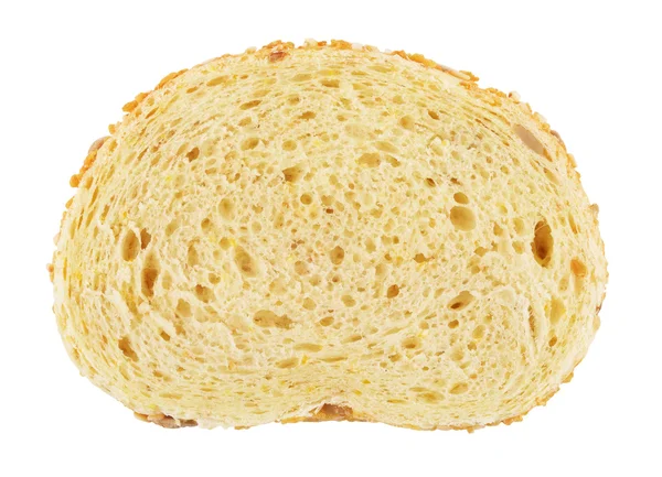 Plátek kukuřičný chléb — Stock fotografie
