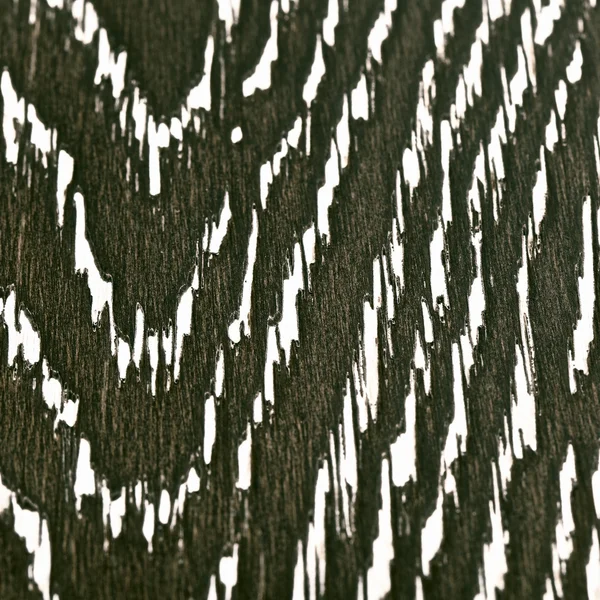 Black Painted Oak Wood Texture — Stock Photo, Image