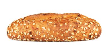 Yulaf ve fındıklı kepekli ekmek.