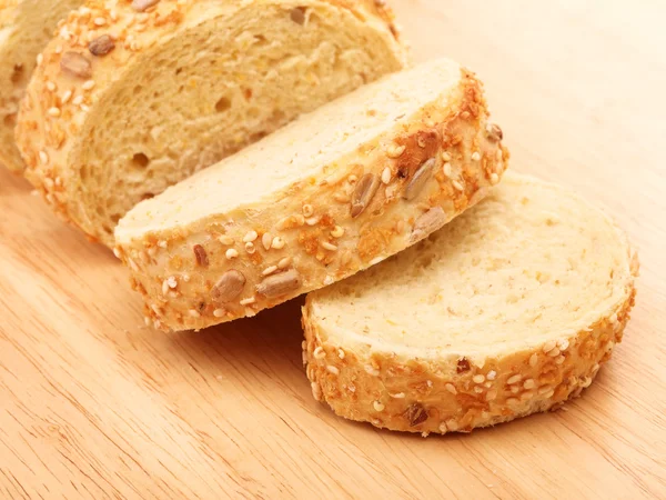 Pan de maíz en rodajas — Foto de Stock