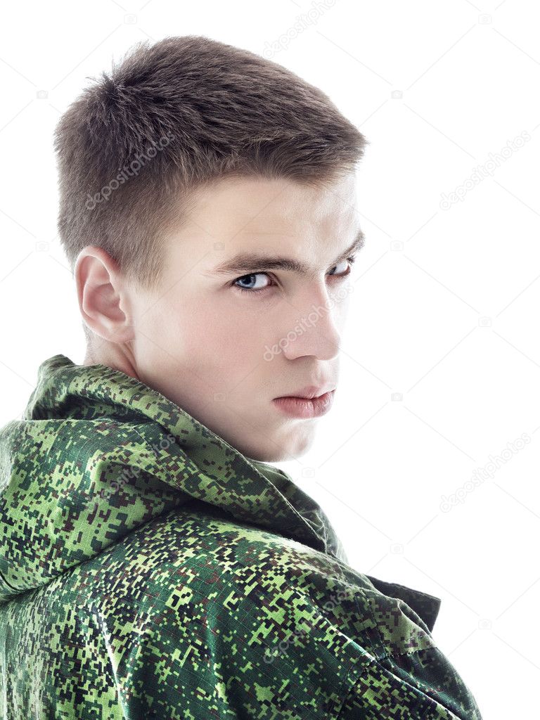 Military Man Portrait