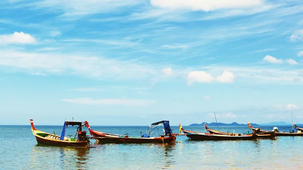 Thailändische Langboote — Stockfoto