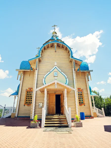 Російський дерев'яна церква — стокове фото