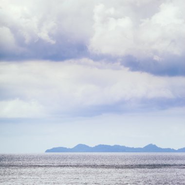 Sisli Andaman deniz manzarası
