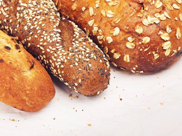 Verschillende soorten brood — Stockfoto