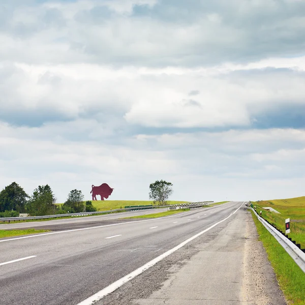 Snelweg In Wit-Rusland — Stockfoto