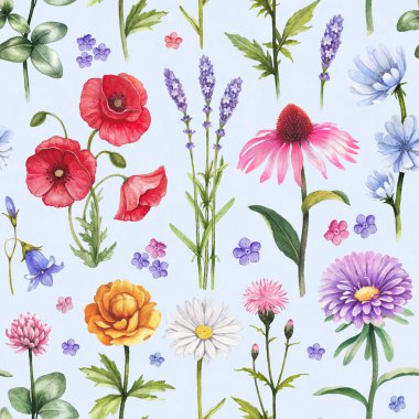 yabani çiçek deseni