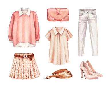 Trendy kıyafetler ve aksesuarlar