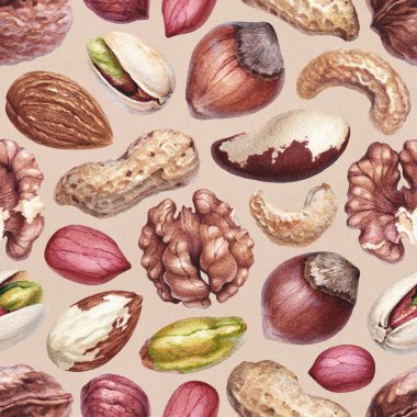 suluboya fındık ile desen