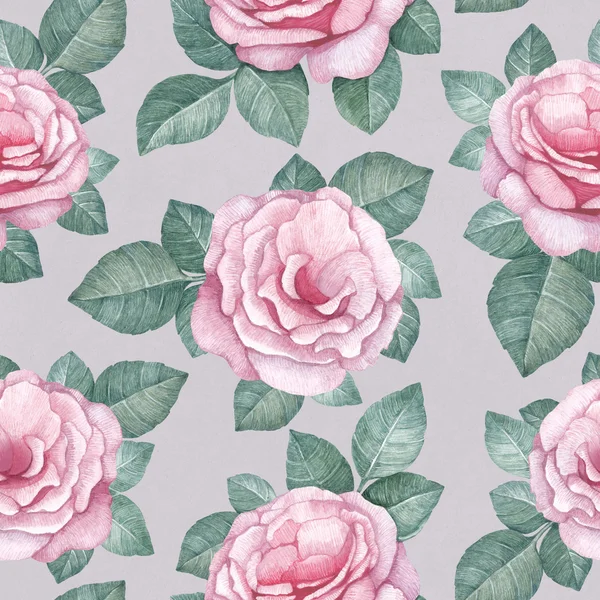 Modèle avec des illustrations roses — Photo