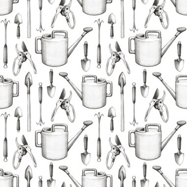 Bahçe aletleri desen