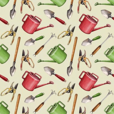 Bahçe aletleri desen