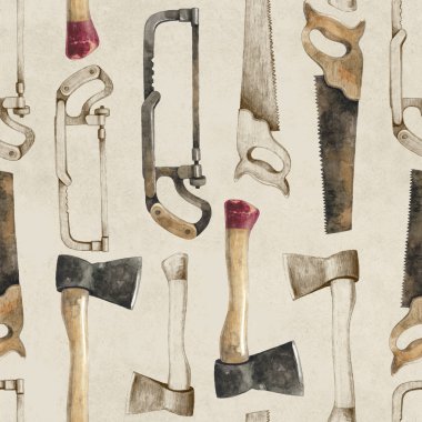 Balta ve crosscut testere desen