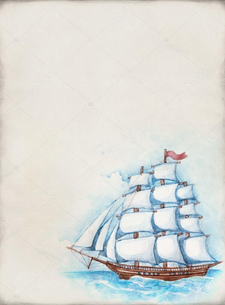 Illustration of ship