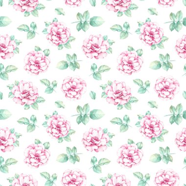 Kalem çizimleri çiçek ile Seamless Modeli