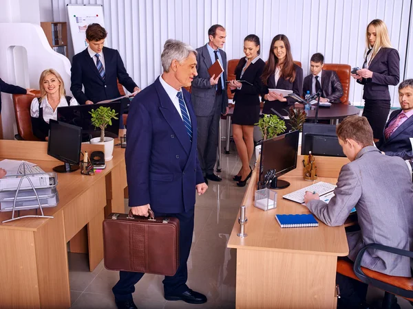 Group business people in office. — Stock Photo, Image