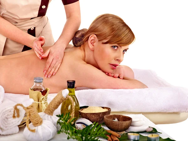 Vrouw krijgen spa — Stockfoto