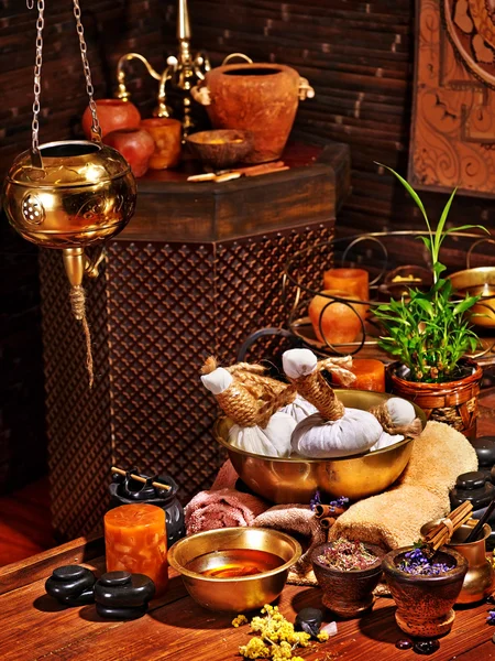 Ayurvedic spa massage — Stock Photo, Image