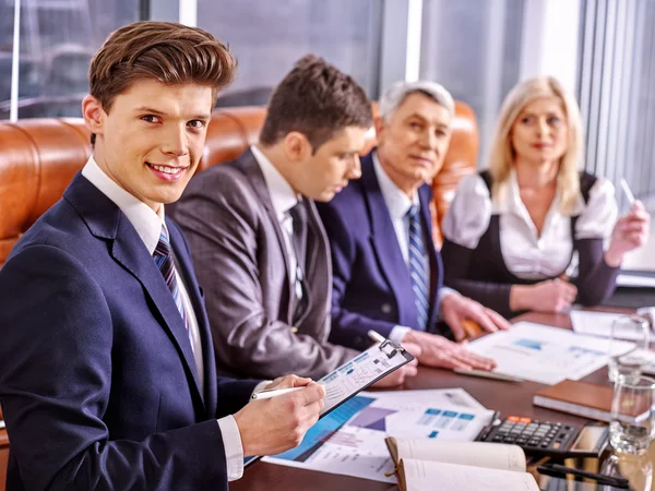 Group business people in office — Stock Photo, Image