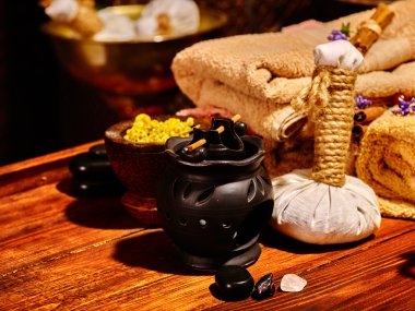 Ayurveda spa masaj natürmort