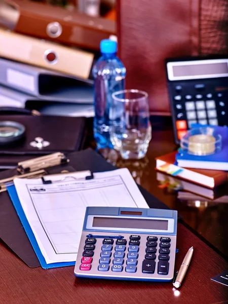 Business stilleben på bord. — Stockfoto