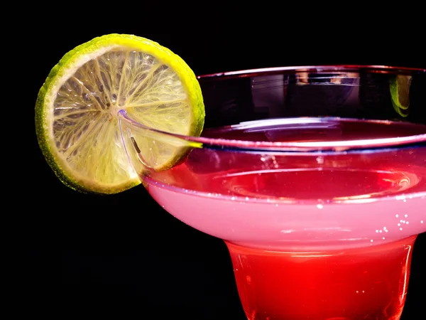 Pomegranate drink with lemon. — Stock Photo, Image