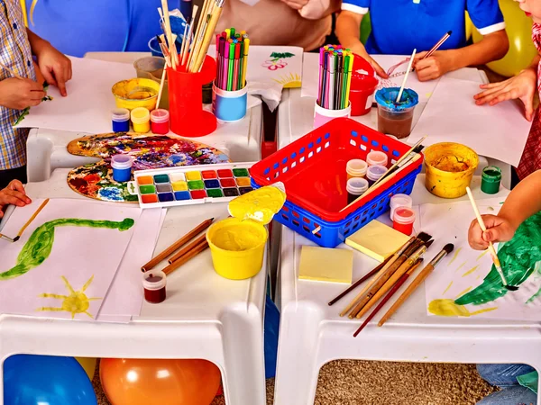 Interieur van spel kamer in de kleuterschool — Stockfoto