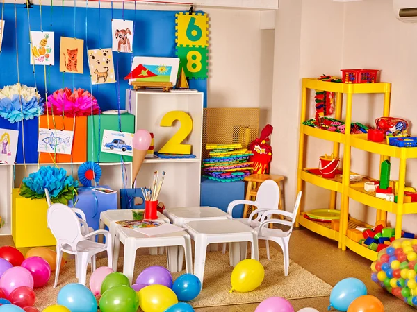 Interieur van een kleuterschool. — Stockfoto